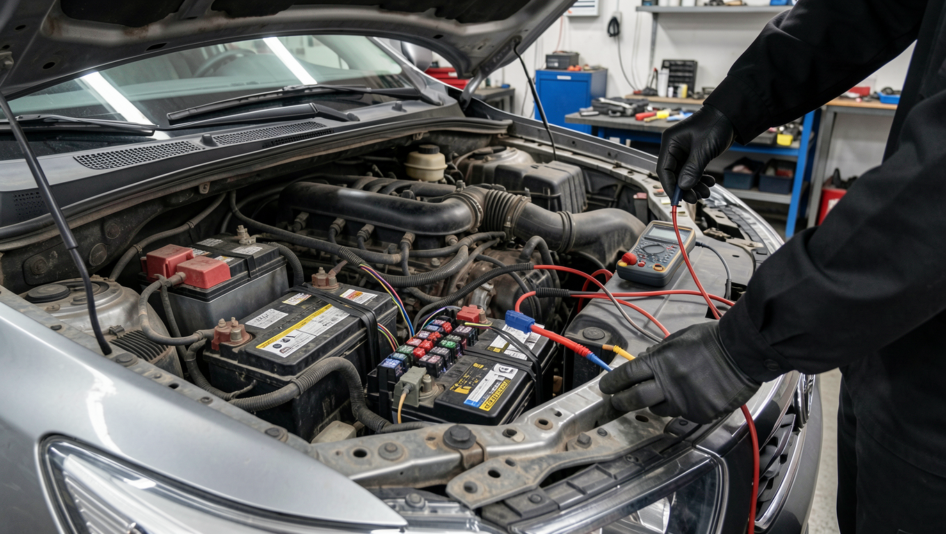 Electrical Repair & Diagnostics at Mizan Al Resha Garage