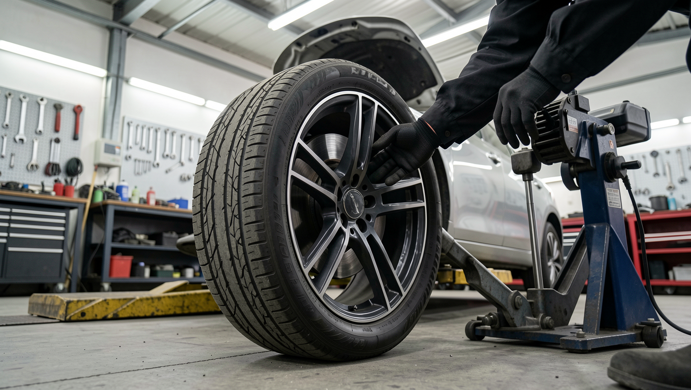 Tyres, Tires, Wheels & Alignment at Mizan Al Resha Garage